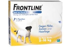 MERIAL GMBH Frontline Spot On H 10 Vet. Loesung (2 bis 10 kg) 3 ST