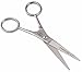 Moustache & Beard Scissors, Nose & Ear Scissors, 4.5'' (11.43 cm) Men's Grooming Scissors by Candure®