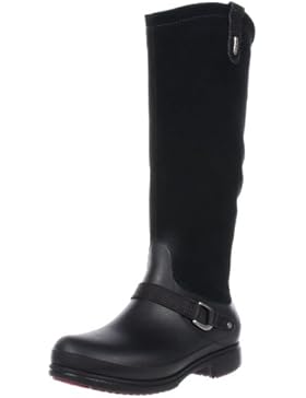 Crocs Equestrian Suede Tall Boot, Damen Stiefel