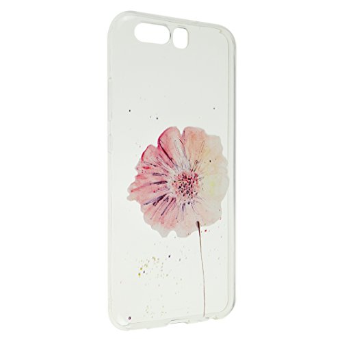 Huawei P10 Hülle Rosa Schleife Ultra dünn Transparent TPU Silikon Case Soft Backcover mit Schön Muster Schutz Handy Bumper Schale für Huawei P10 - 3