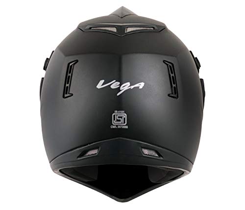 Vega Off Road D/V Dull Black Helmet-M - Image 3