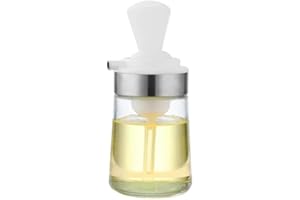 Genérico MAGICBOX Aceitera con Brocha - Botella Dispensadora Aceite 350ml - Dispensador de Aceite - Pulverizador de Aceite para Freidora de Aire - Aceitera con Brocha Silicona