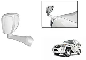 PALAUTOLIGHTS Color Mahindra Bolero Front Fender Bonnet Mirror SUV Wide Angle Mirror-White