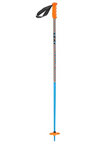 LEKI-Erwachsene-Skistock-Checker-X-Base-Color-Blue-Design-Orange-Black-125-cm-634-4722