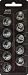 Produktbild Oticon MiniFit Double Vent Bass Domes: 10-pack (Medium 8mm) by Oticon