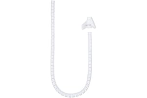 NANO CABLE Nanocable Organizador cables flex. 25mm 1 M Blanco