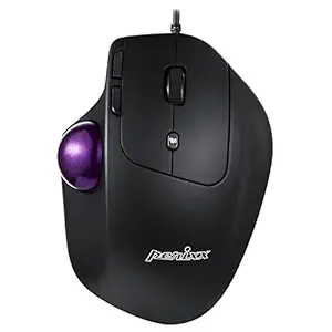 Perixx PERIMICE-520, Wired Ergonomic Trackball Mouse with Adjustable Angle