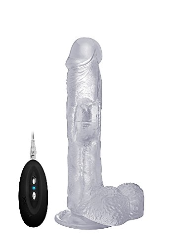 RealRock-9-Inch-Transparent-Vibrating-Realistic-Cock-with-Scrotum