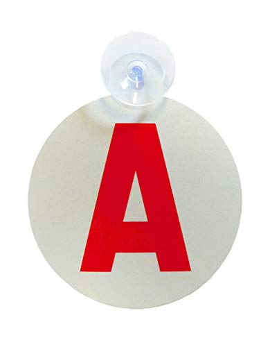 COLOR POP Disque A Jeune CONDUCTEUR Ventouse REFLECHISSANT Fabrication Francaise VISIBILITE DE Jour comme DE Nuit Fluorescent