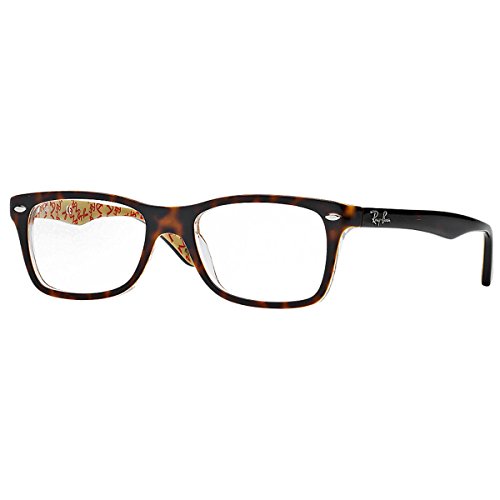Preisvergleich Produktbild Ray Ban Brillengestell RX5228 5057 50-17 Wayfarer Stil, havana / texture