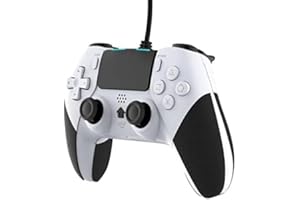 COUGAR-EGY (T29) Dualshock wired Controller for PC/Play-Station 4/Pro/Slim Windows 10/8 Vibration Wired Controller (WHITE)