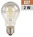 Produktbild LED-Filament Glühlampe McShine ''Filed'', E27, 2W, 200 lm, warmweiß