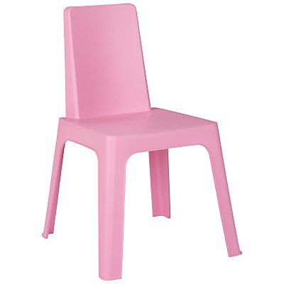 Resol Childrens Julieta Chair. Indoor / Outdoor High Quality Kids Chair. (PINK)