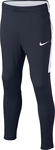 Nike Dry Fit Academy, Pantalones de Fútbol para Niños, Azul (Obsidiana/Obsidiana/Blanco/Blanco), talla del fabricante: S