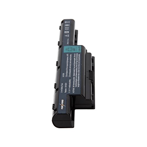 PURE⚡POWER® Laptop Akku für Acer TravelMate 7740G-434G64 (11.1V, 4400 mAh, schwarz, 6 Zellen) - 9