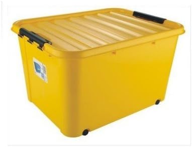 Baby Practical Pulley Nursery Storage Organizer Containers K1547-2 (yellow)