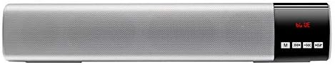 LH PC Bluetooth Speaker, Computer Speakers Portable Home Theater Stereo Soundbar Speaker USB Soundbar for PC Desktop Laptop Tablet Smartphones MP4 MP3,Gray