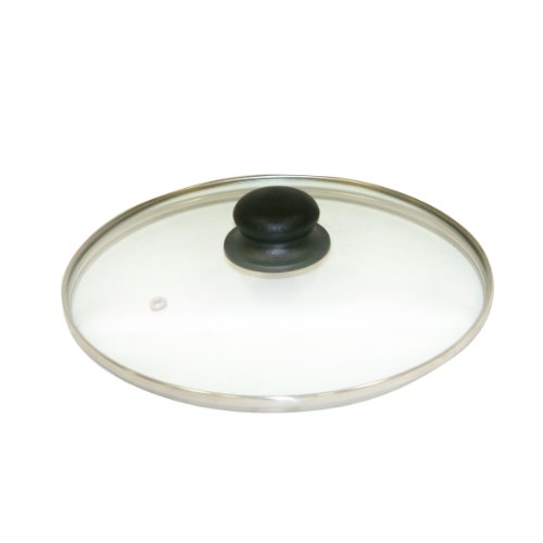 Axentia 222224 Glasdeckel mit Edelstahlrand 28 cm