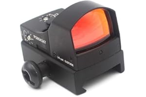 AWETHE Punto Rojo 3.5 Moa con Base y Cubierta Protectora, Objetivo holográfico, Control automático de Brillo, Aluminio anodizado CNC