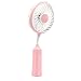 Produktbild Gosear Mini Handheld USB-Kühlung Ventilator Badminton Schläger Form 2-stufig Wind Wiederaufladbare Biegbar Ventilator für Haus Büro Tabelle Schreibtisch Reisen Im freien Camping Wandern Sommer Geschenk Pink