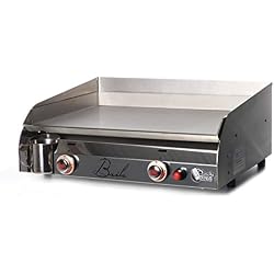 Plancha Tonio - Plancha Baila 6 à 12 personnes - Gaz Butane Propane - Plaque De Cuisson Inox - Caisson Inox - Allumage Piezzo Electronique - Système De Sécurité Thermocouple - Fabrication 100% France