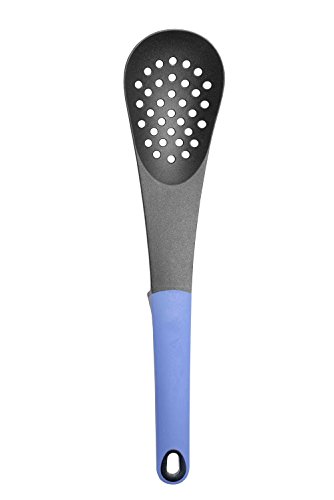 Oxid7® Küchenhelfer-Set | 7-teilig | Kunststoff mit Silikon-Griff | Mit drehbarem Ständer (bunt) - 5