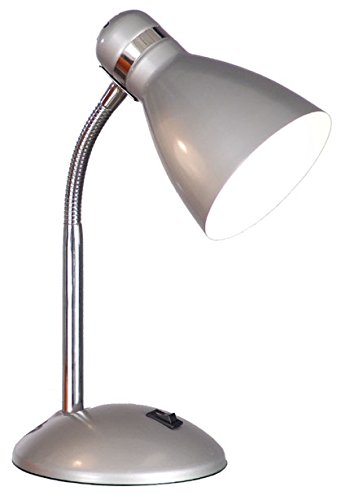 Preisvergleich Produktbild Tischleuchte Studio in Silber lackiert / Chrom