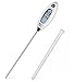 Price comparison product image Natamo Meat Thermometer Digital Cooking Thermometer Instant Read Kitchen Thermometer with 5.9in Stainless Steel Probe-58ºF to 572ºF Measurement for Oven Food Grill BBQ Candy Milk and Bath Water