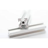 Aluminium Stangenprofil Makerbeam 10x10, Länge 600mm, Natur eloxiert. 1 STK.