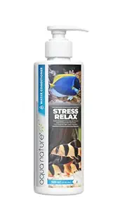 AquaNature Stress Relax Water Conditioner Concentrated Chlorine, Ammonia and Chloramine Remover for Marine and Freshwater Aquarium (500ml)