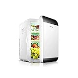 SLEEK DESIGN - El pequeño enfriador y calentador está hecho de plástico ABS de alta calidad con una puerta de cristal de alta calidad. El asa integrada Easy Grab significa que estarás listo para salir cuando lo estás.