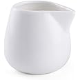 Porceletta Porcelain Creamer Without Handle, 90 ML Capacity, Ivory