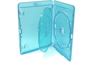 AMARAY BLU-RAY TRIPLE CASE Amaray Blu-ray Triple (3) Disco de almacenamiento casos lomo de 14 mm – (10 unidades)