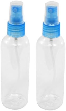 sourcingmap® 2 PCS Lady Plastic Liquid Cosmetic Spray Bottle Empty Container Blue Clear 100ml