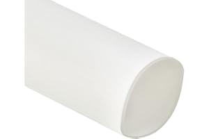 Unifizz Heat Shrink Tubing 4.5mm Dia 2:1 Ratio Shrinkable Tube Cable Sleeve 1m - White