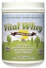 Well Wisdom - Vital Whey Natural Cocoa Flavor 600g (21oz) [Health and Beauty] by Well Wisdom Proteins