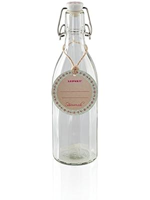 Leifheit Leifheit 3180 Facette Bouteille Verre Transparent 7,2 x 7,2 x 25 cm