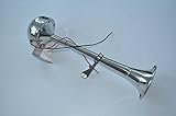  12 V Marine barco acero inoxidable sola Trompeta Cuerno, tono bajo, 16 - 1/8 \"