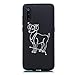 Produktbild Chreey Hülle für Xiaomi Mi 9, Anti-kratzt Schwarz 3D Drucken Muster Handyhülle Weiche Silikon TPU Rückseitehülle Bumper Schutzhülle, Widder