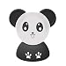 Produktbild Hemobllo Nette Panda Form Desktop Halter Smart Lautsprecher Schutzhülle Lautsprecher Zubehör Für Echo dot 3 (Schwarz + Weiß)