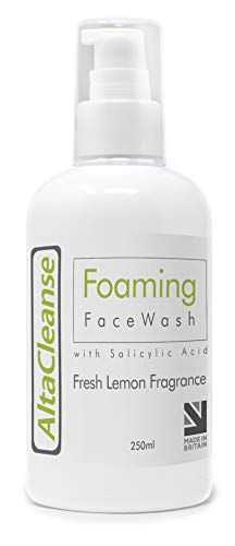 Limpiador Facial AltaCleanse con Ácido Salicílico para el Tratamiento de Manchas Puntos Negros Rojeces e Imperfecciones de la Piel. Apropiado y Seguro para las Personas Propensas al Acné - 250 ml