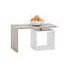 Produktbild FMD Möbel 627-001 Couchtisch Klara 77 x 44 x 40 cm, eiche/weiß