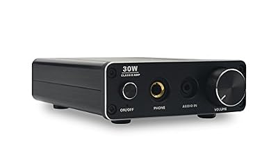 Pronomic Mamp 215 Mini amplificateur hi-fi 2 x 15 W, ampli stéréo, jack et de d'entrée RCA, avec bloc d'alimentation Noir