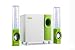 STEREO Water Dancing Speakers Q80 led lights Clorful LED fountain effect and water dance with music ( Satellite) Use:Home Theatre, Portable Audio Player, Mobile Phone, Computer GREEN AND WHITE COLOR RS.3499.00