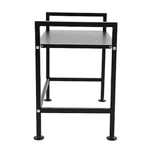 Küchenregal, Edelstahl Bäckerregale Schwarz Mikrowellenständer