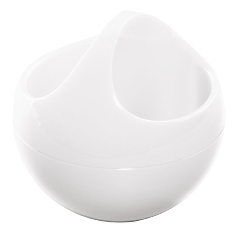 Spirella 10.16915 Bowl-Shiny Make-up Behälter, weiß