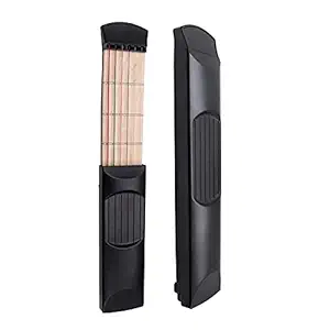 Leepesx Pocket Guitar Colorful Chord Trainer Guitar Trainer Guitar Practice Tool 6-String 4-Fret Model for Beginners