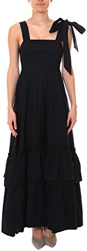 P.A.R.O.S.H. Women's D722084caktuni12 Blue Cotton Dress