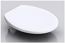 Durovin Bathrooms Soft Close Toilet Seat - Round/Oval Shape - Quick Release - 370 x 432 x 20mm (WxDxH)