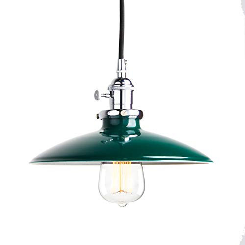 Pathson Industrial Vintage Victorian Metal Shade Pendant Light Loft Bar Kitchen Ceiling Light Fittings Chandelier Hanging Lamp Fixture For Living Room Cafe E27 Dark Green Buy Online In Botswana At Botswana Desertcart Com Productid